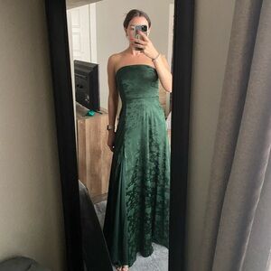Green formal dress